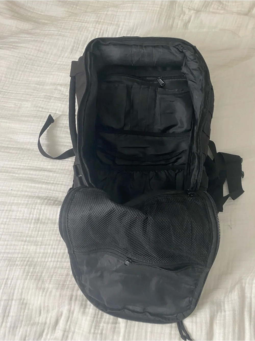 Black Tactical Baby Gear Backpack